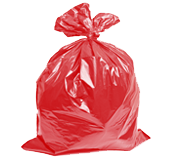 красный мешок для мусора оптом